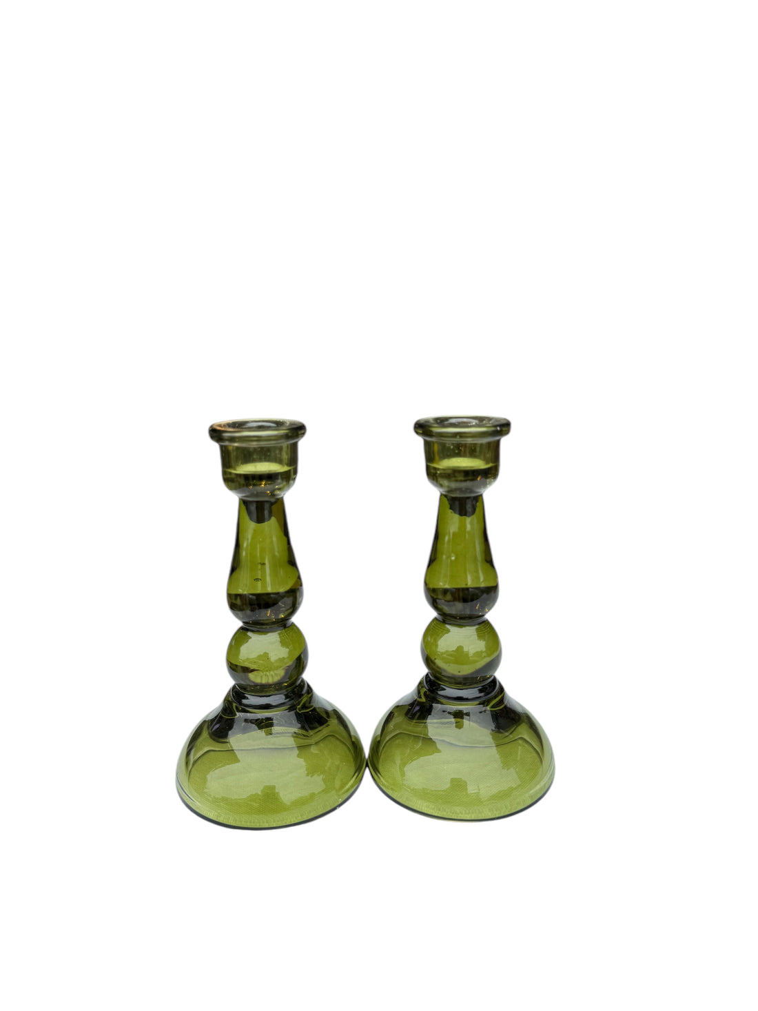 DW Glass Taper Candle Holder