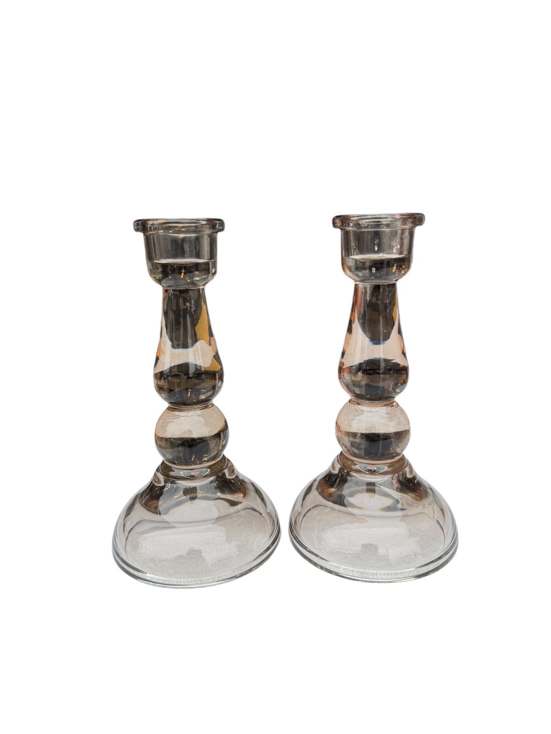 DW Glass Taper Candle Holder