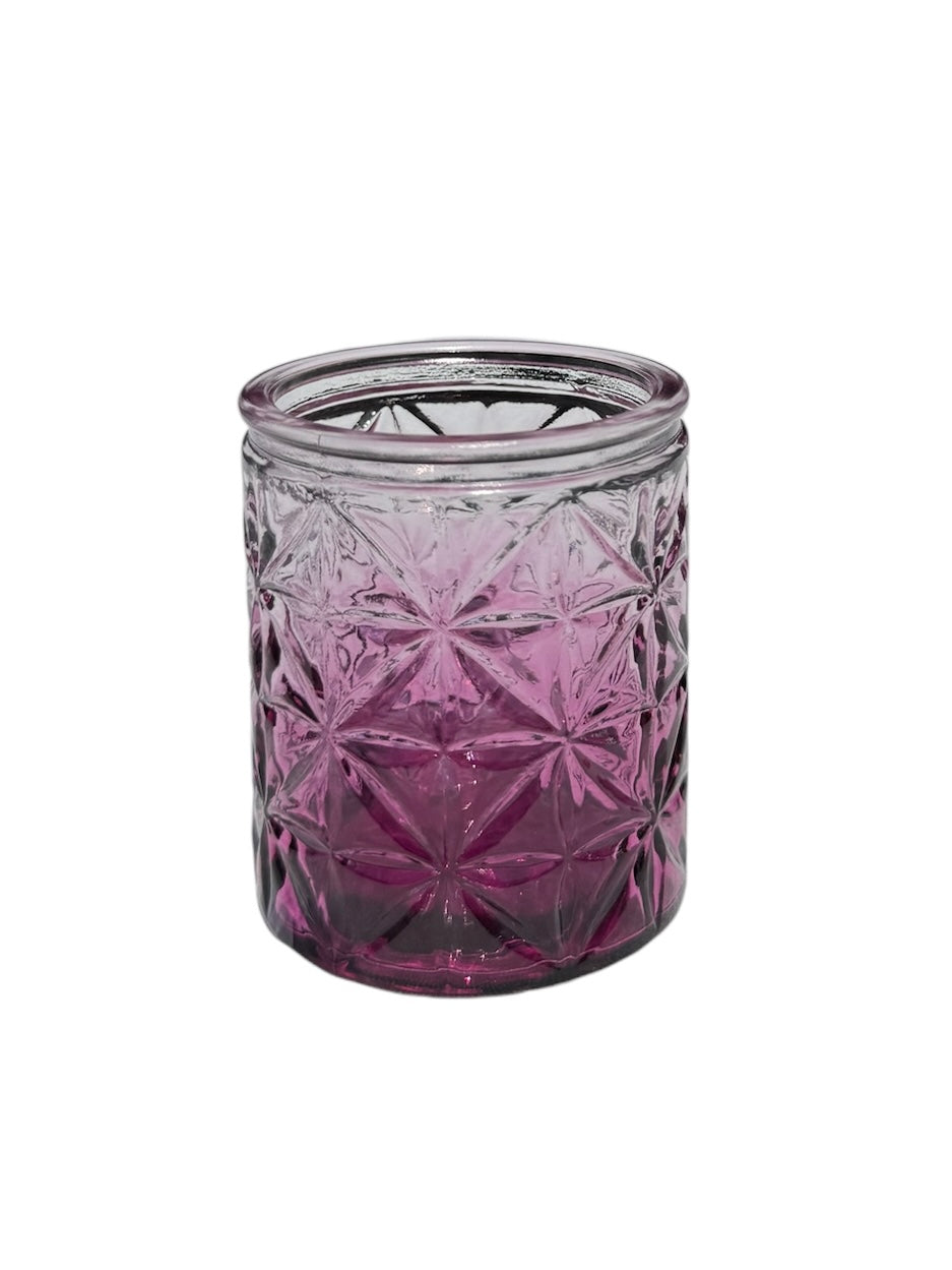 ET Etched Glass tealight holder