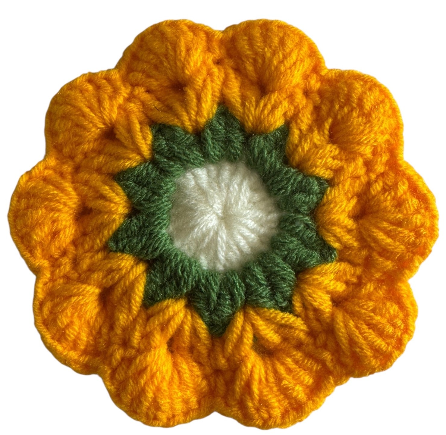 FET handknitted retro coaster