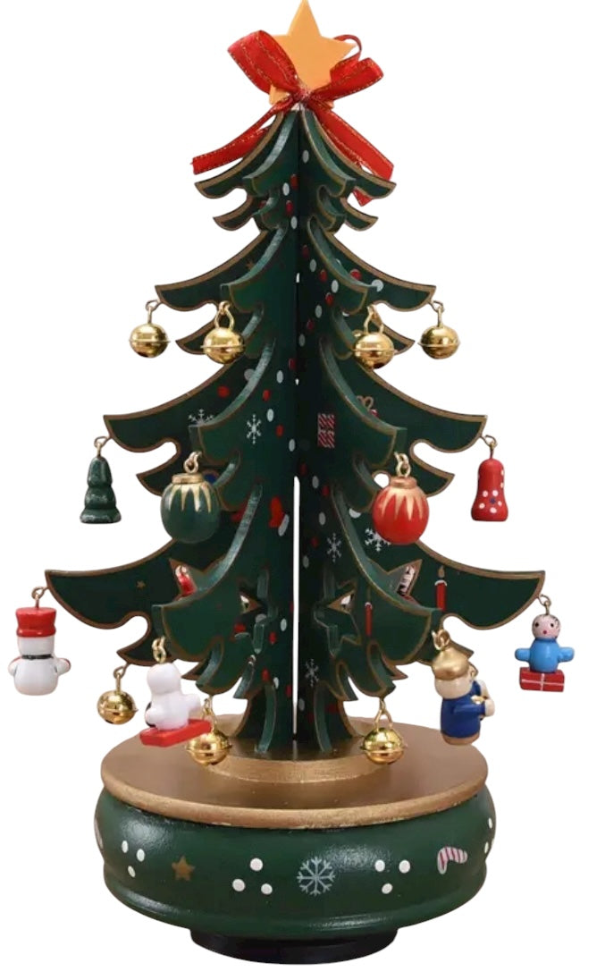 XET Musical handpainted Xmas tree