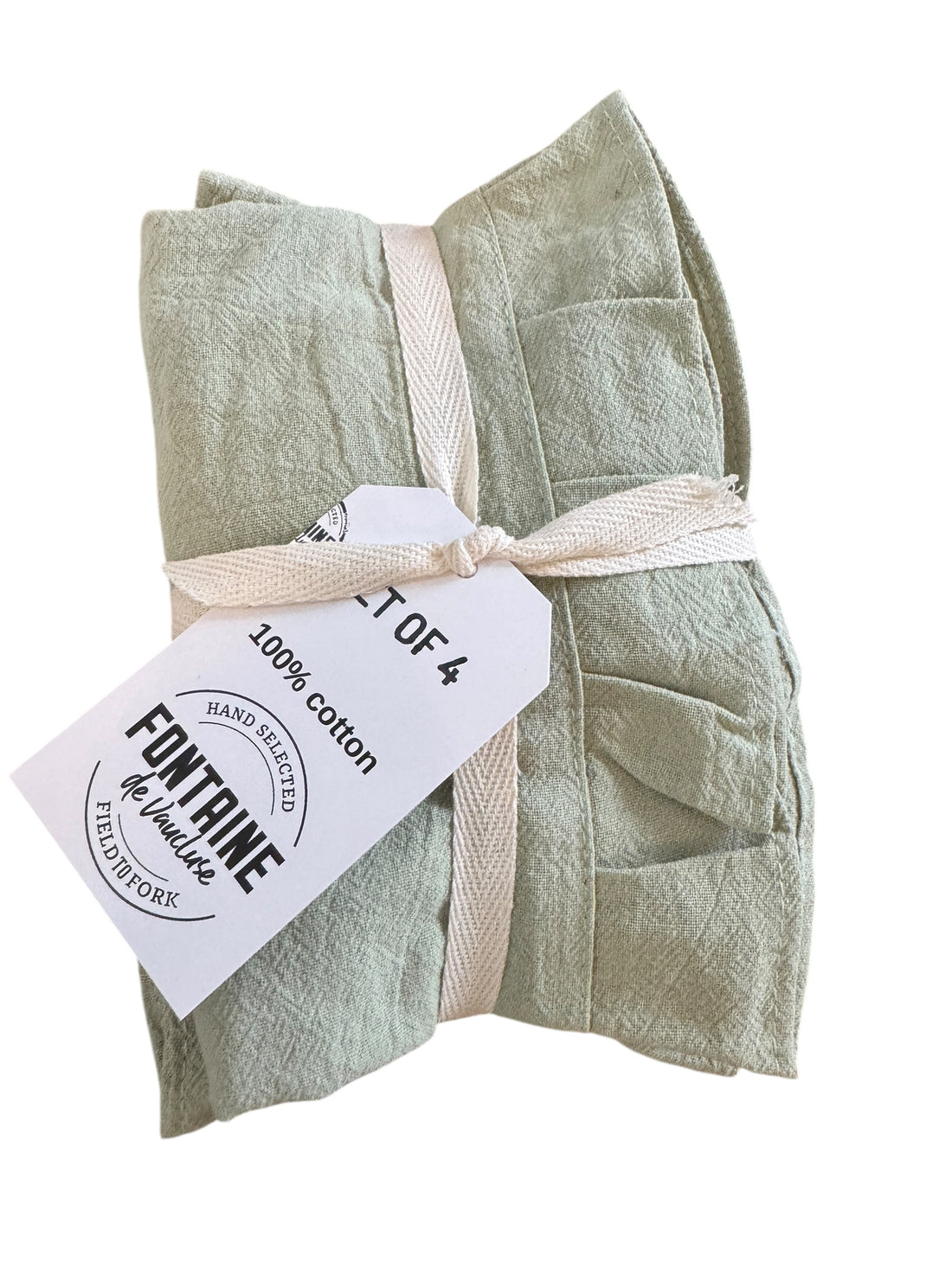 LI Set4 frilled cheesecloth napkin