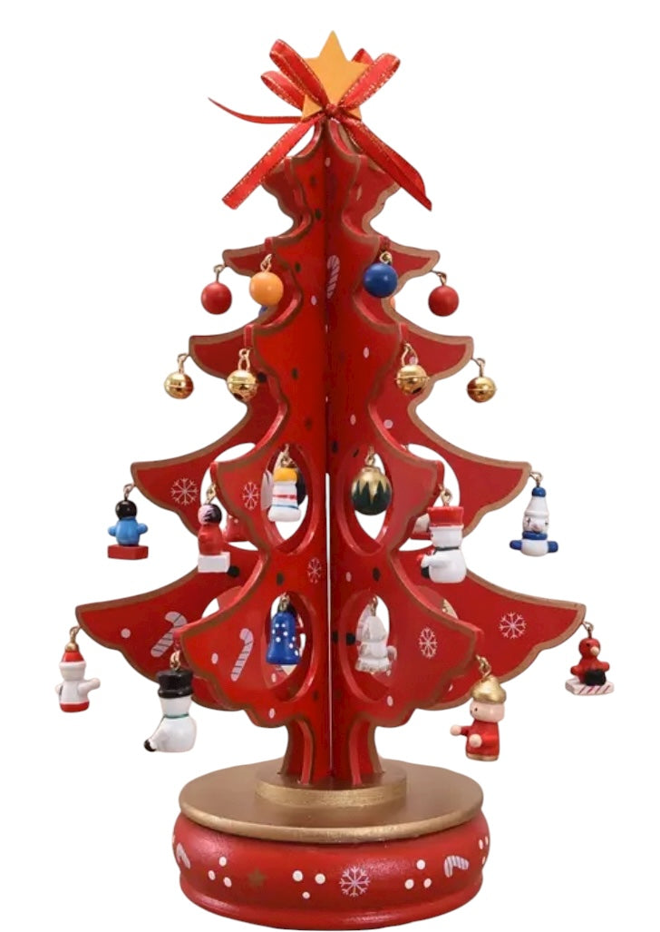 XET Musical handpainted Xmas tree