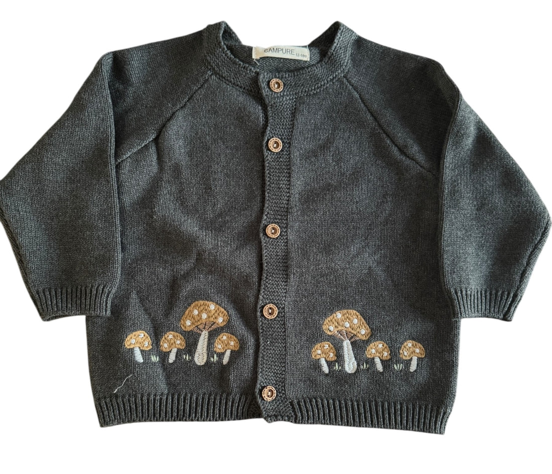 BT 100% Cotton Mushroom Cardi