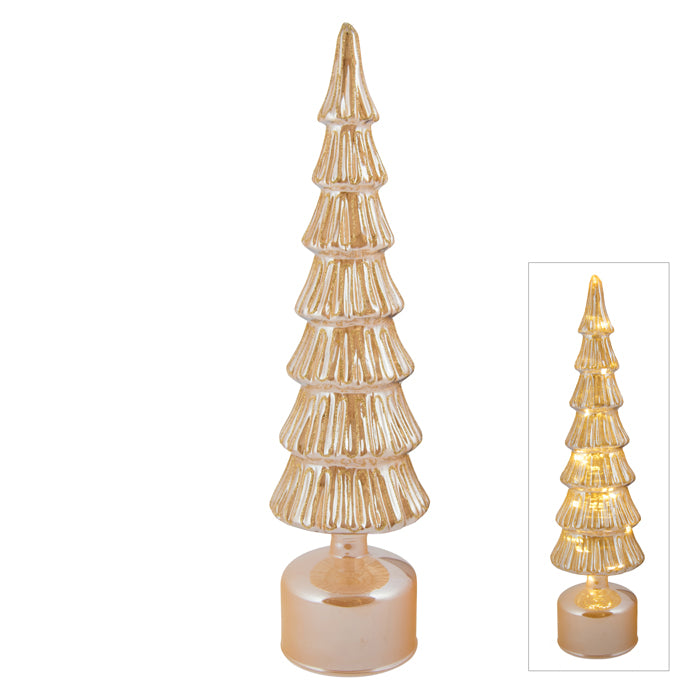 WS Glass rotating LED tree