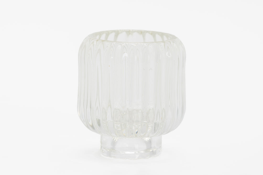 Ripple Glass 2 in 1 Candle Holder