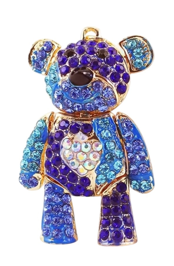 BT Rhinestone keyring/backpack dangle