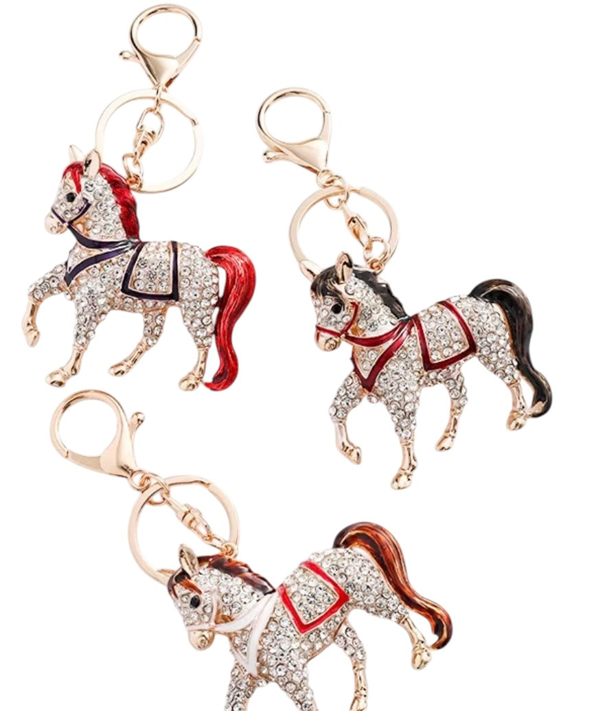 BT Rhinestone keyring/backpack dangle