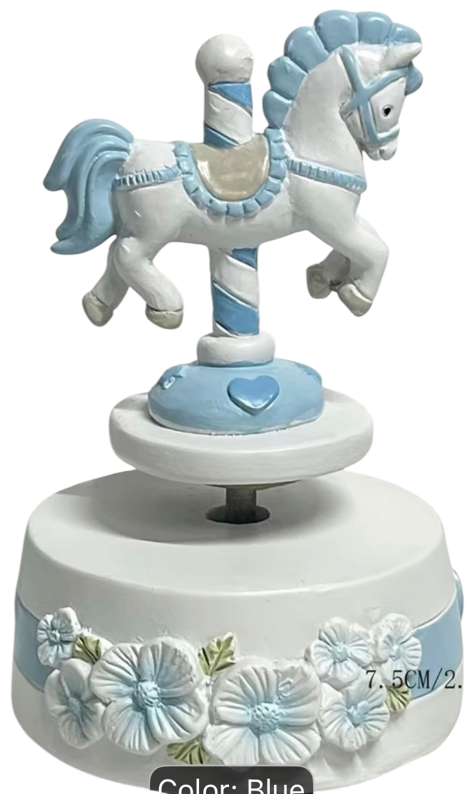 BT Vintage Carousel Music Box