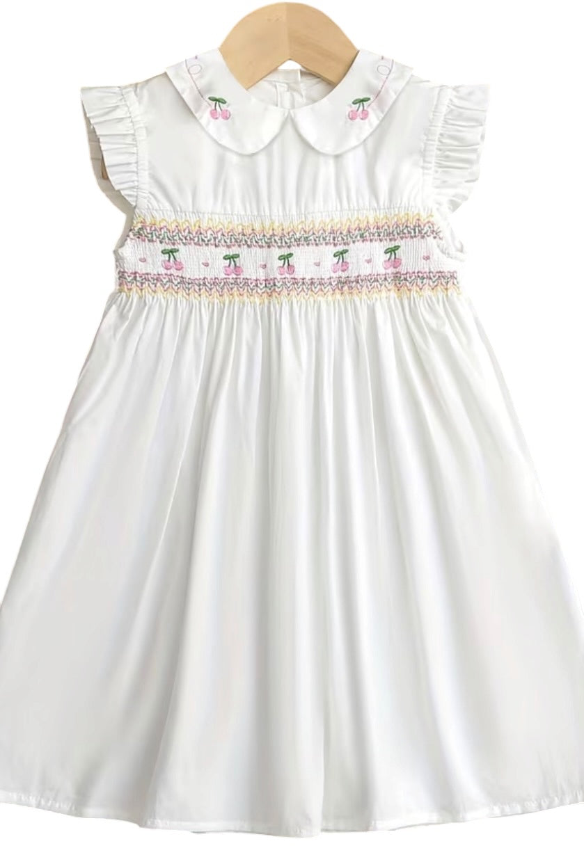 BT Peter pan collar dress embroidered