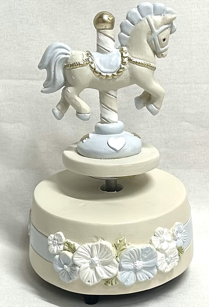 FET Hand crafted wood/resin music carousel