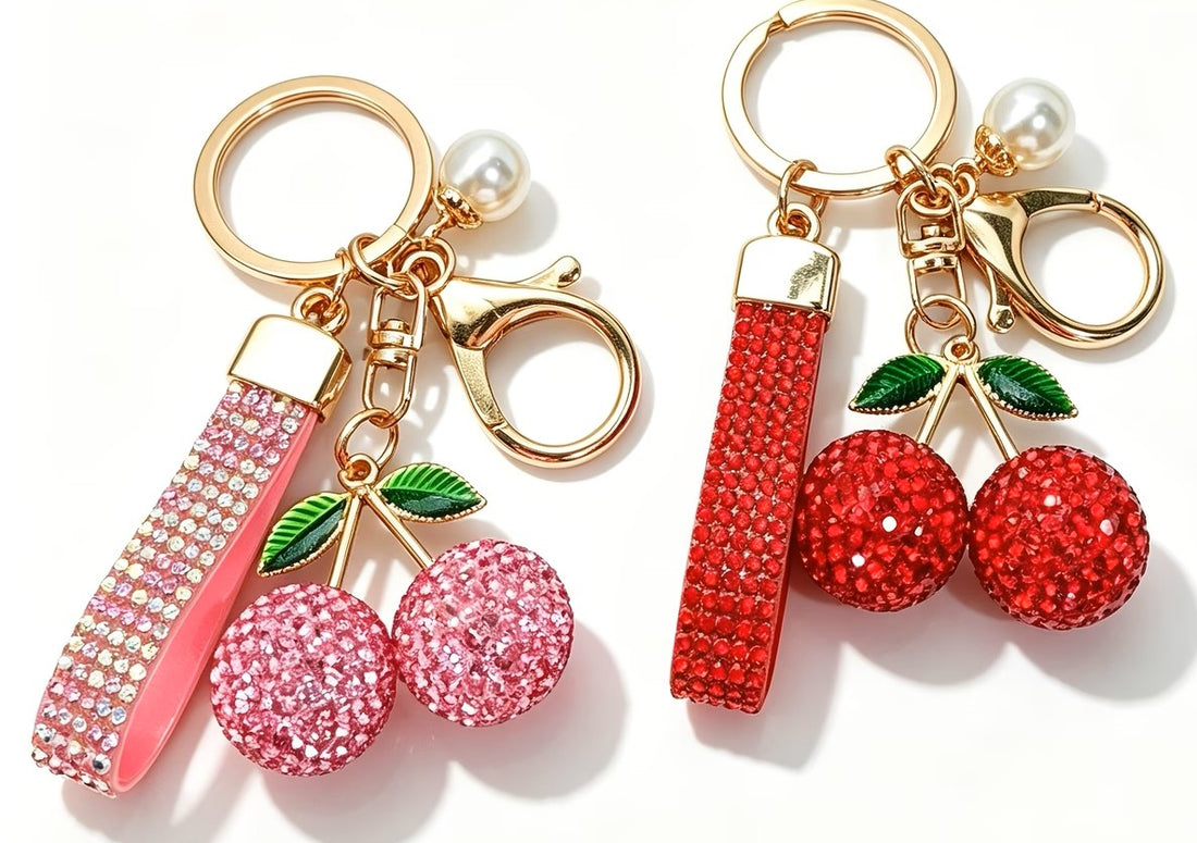 BT Rhinestone keyring/backpack dangle