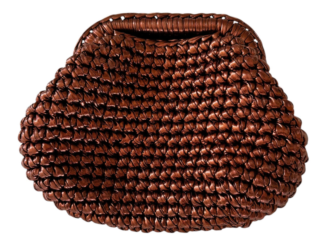 AB Hand crocheted clutch bag