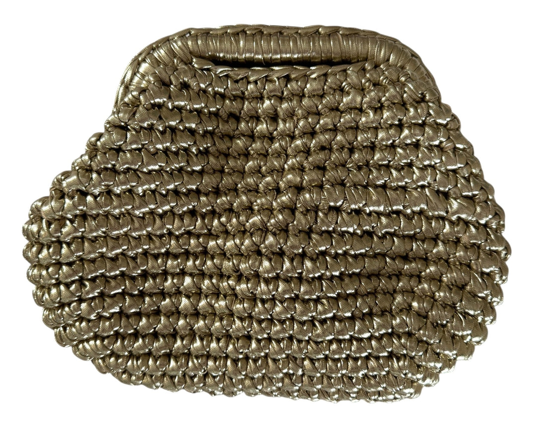 AB Hand crocheted clutch bag