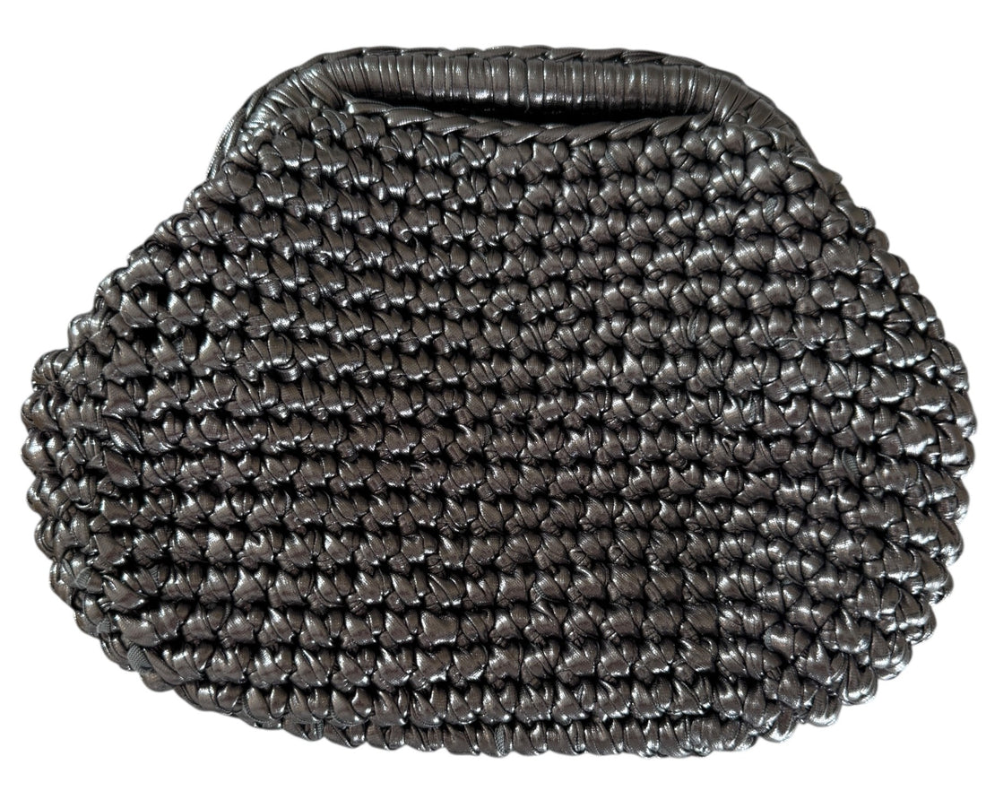 AB Hand crocheted clutch bag