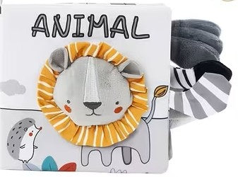 BT Crunchy, squeaky fabric animal book