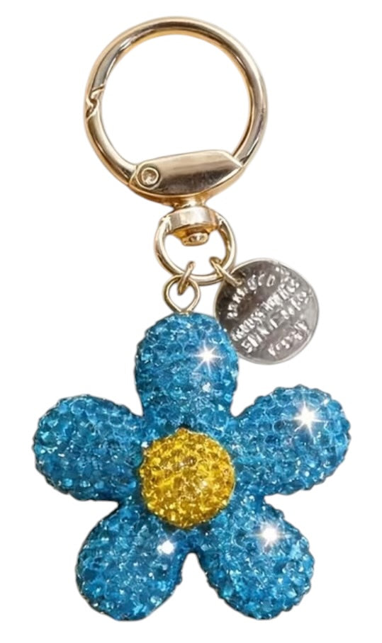 BT Rhinestone keyring/backpack dangle