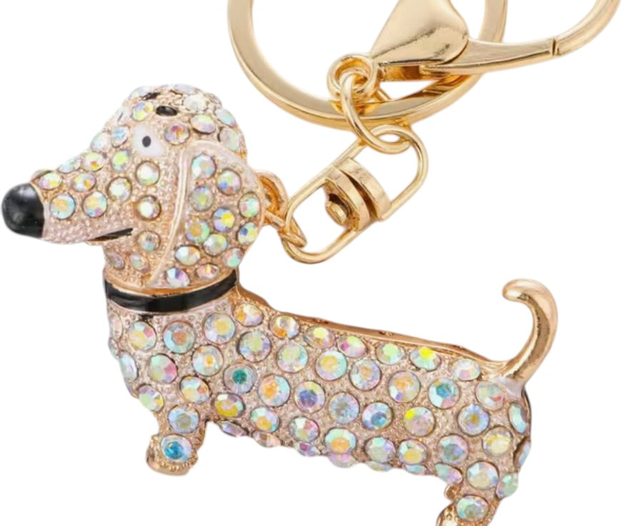 BT Rhinestone keyring/backpack dangle
