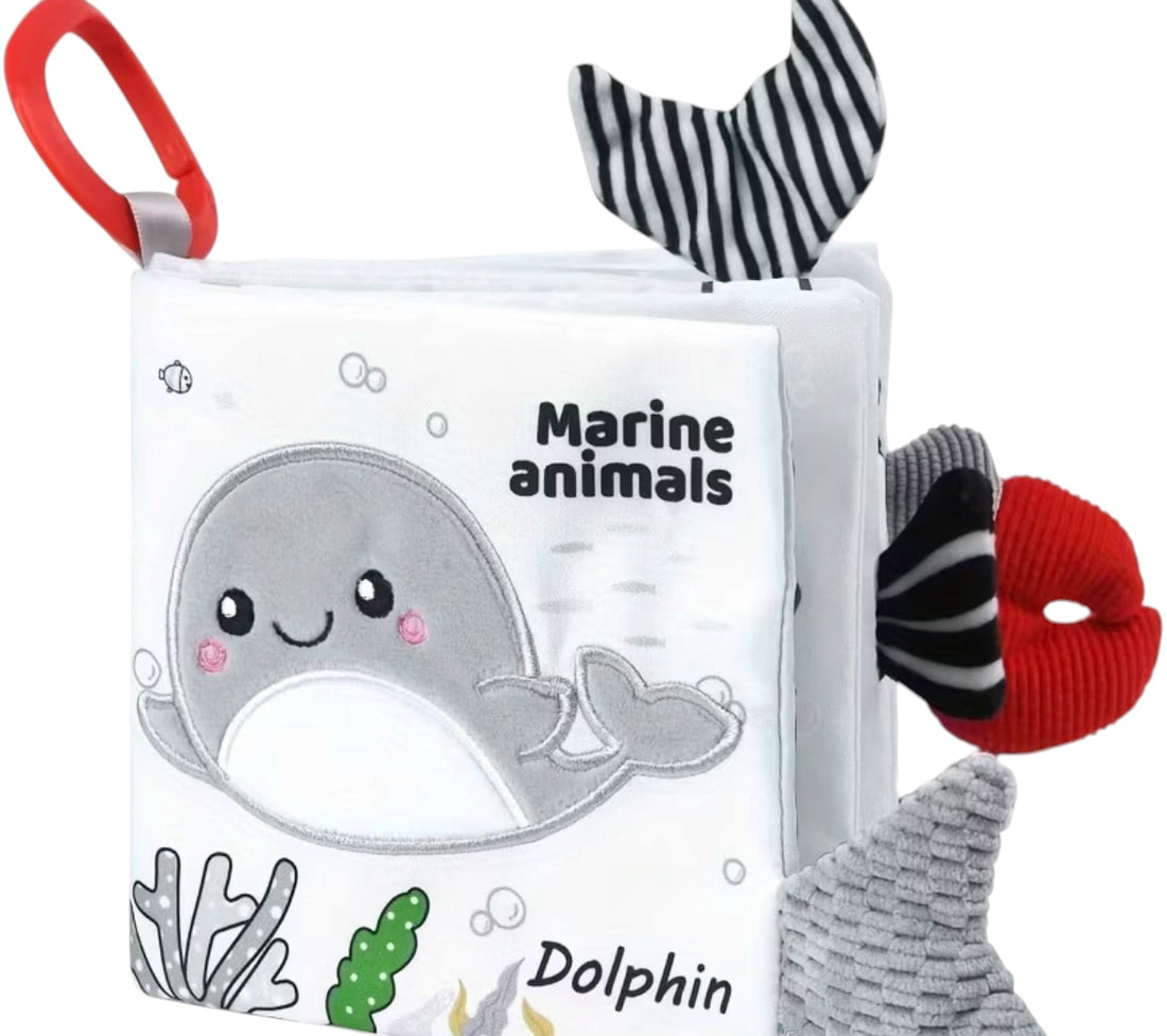 BT Crunchy, squeaky fabric animal book