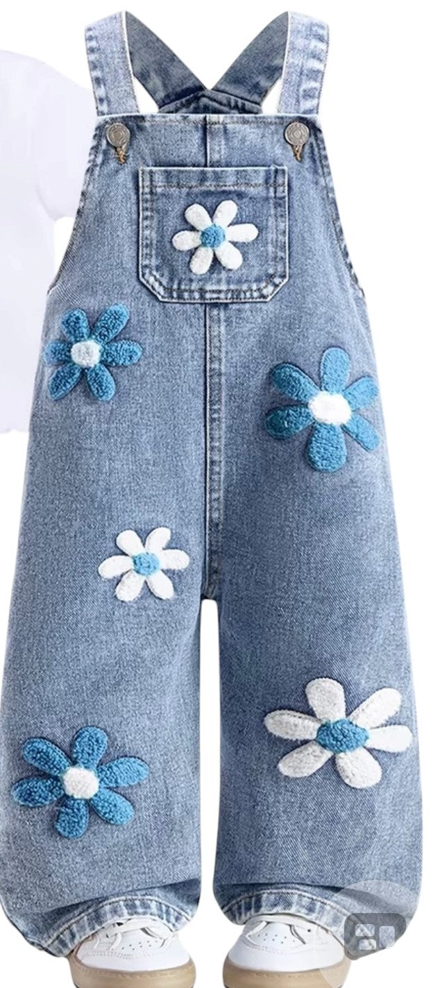 BT Denim daisy dungarees