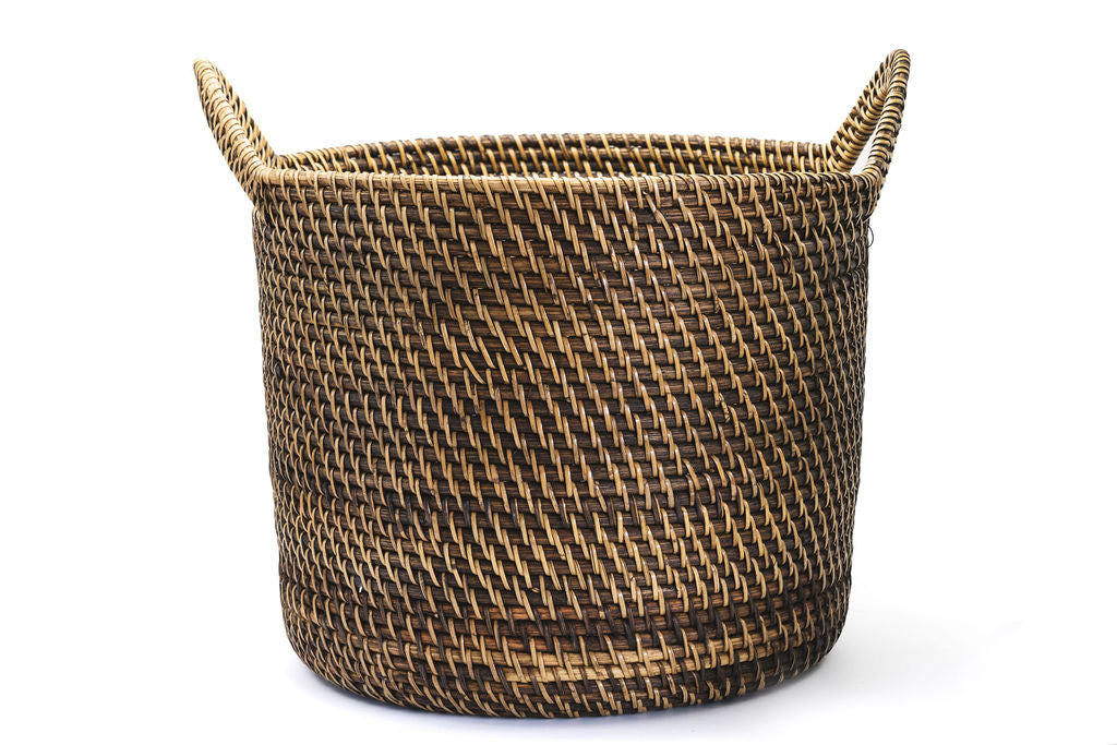 Rattan Storage Basket with Handles