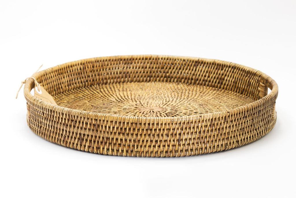 Rattan Tray Round