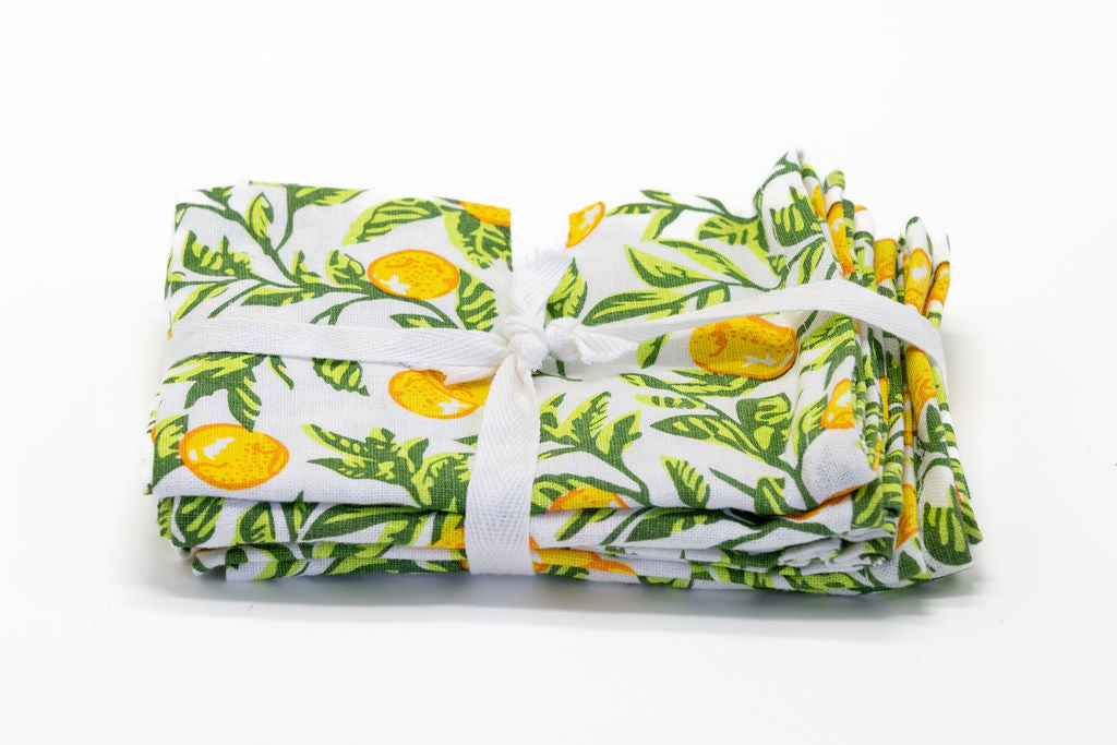 Cotton Napkins Lemons