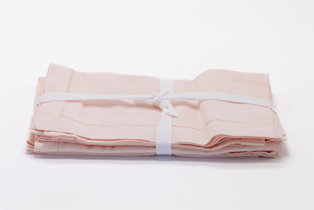 LI Hemstitch Linen/Cotton blend Napkin