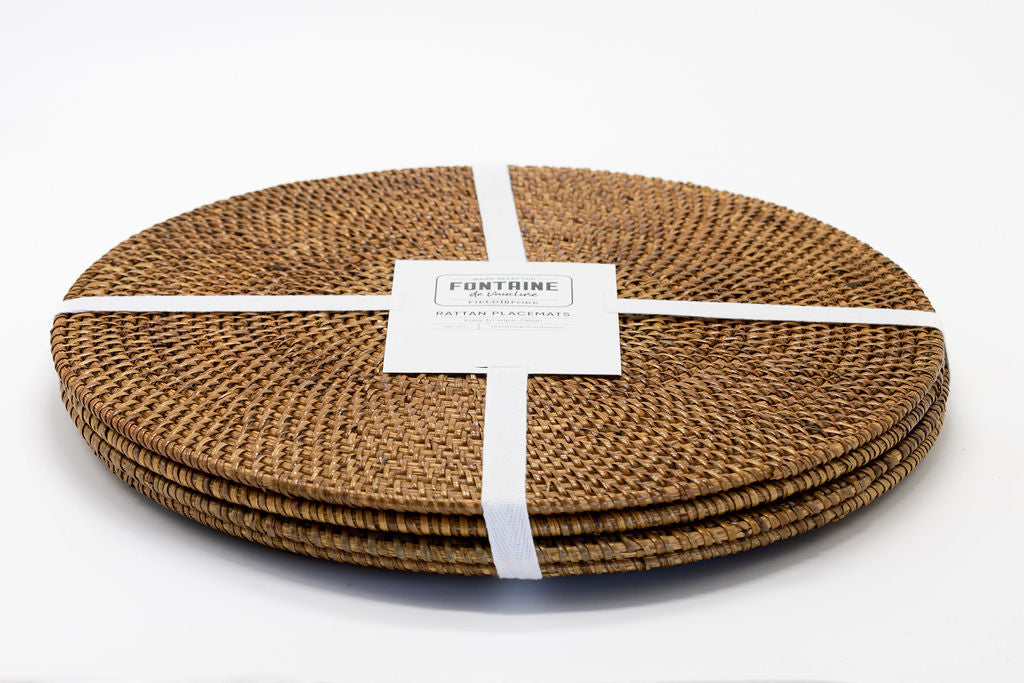 Rattan Round Placemat