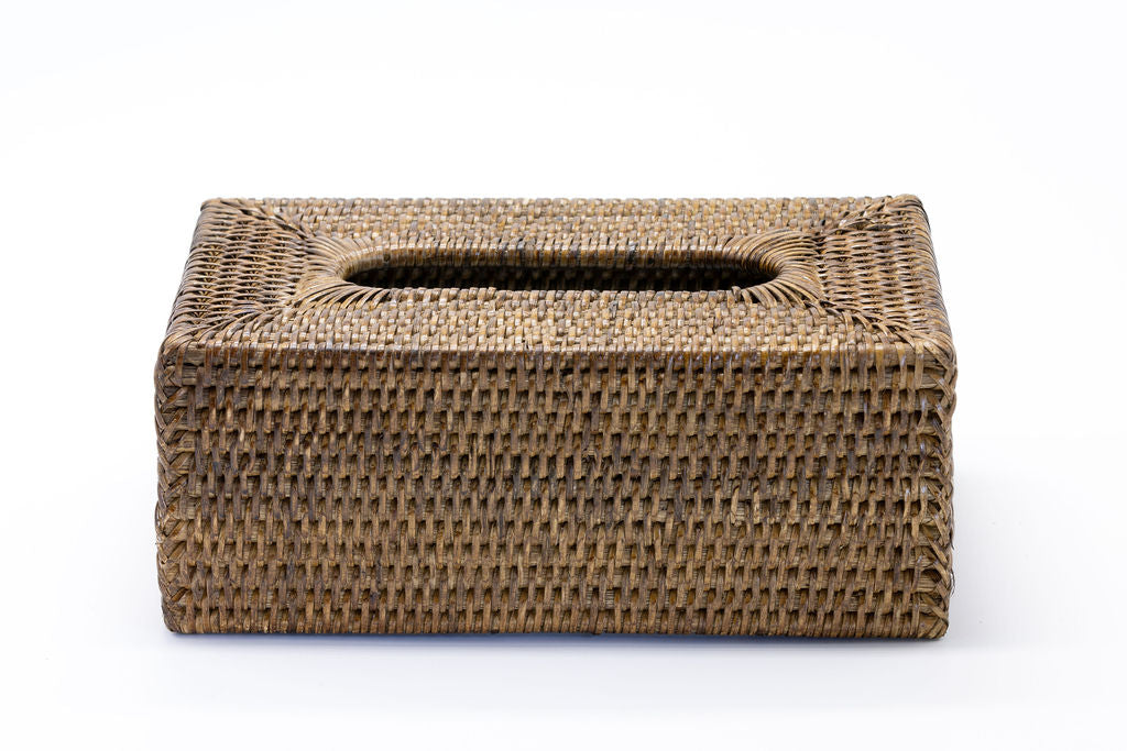 Rattan Tissue Box