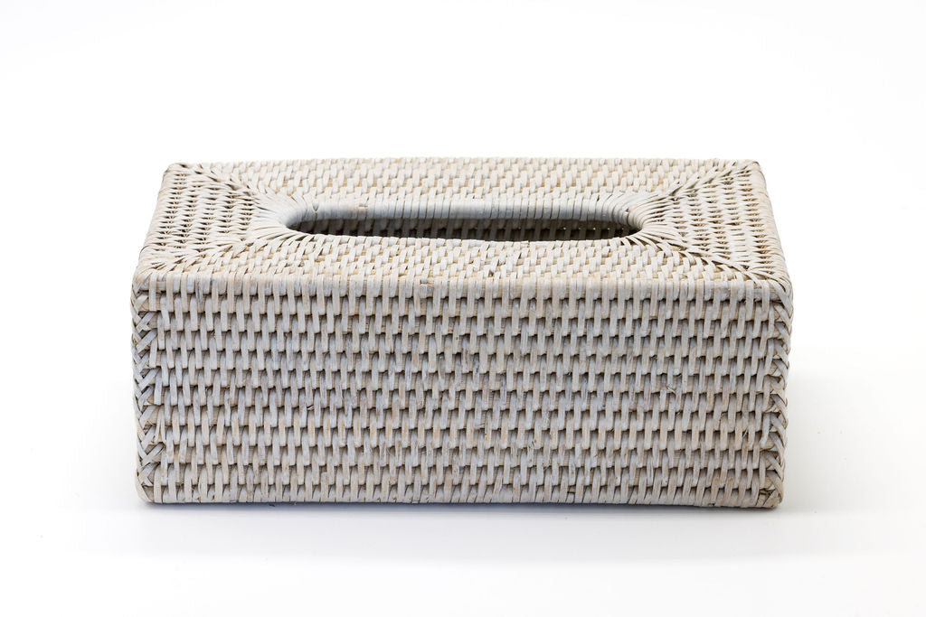 Rattan Tissue Box