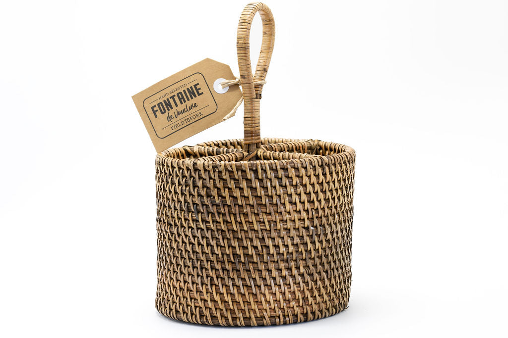 Rattan Cutlery Holder