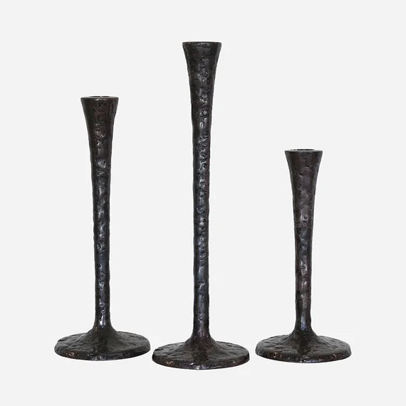 CC Set3 Forged Bronze candlesticks