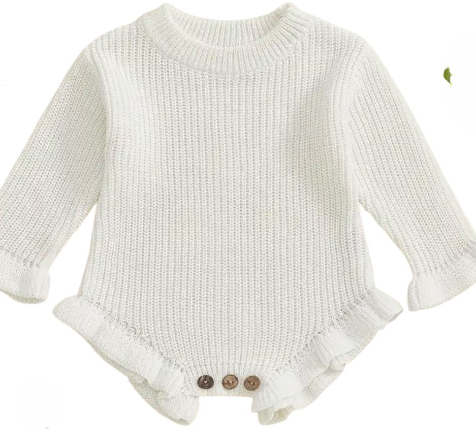 BT 100%cotton ribbed onesie/romper