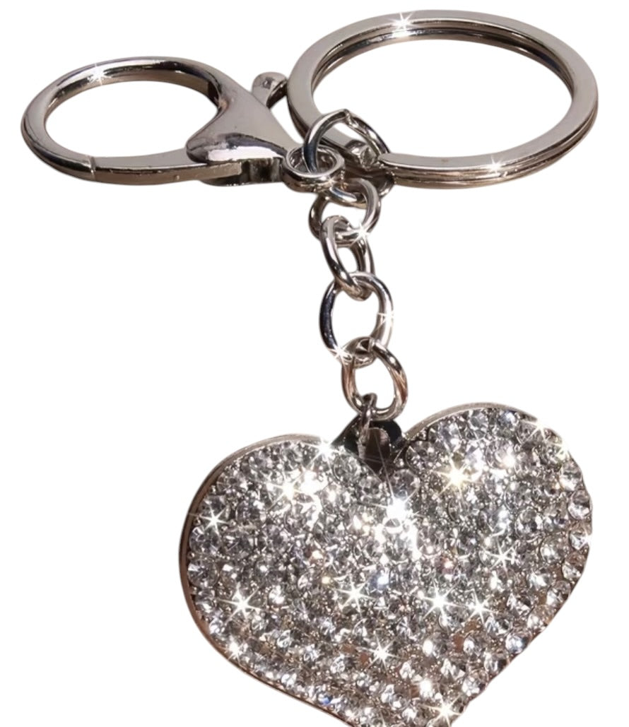 BT Rhinestone keyring/backpack dangle