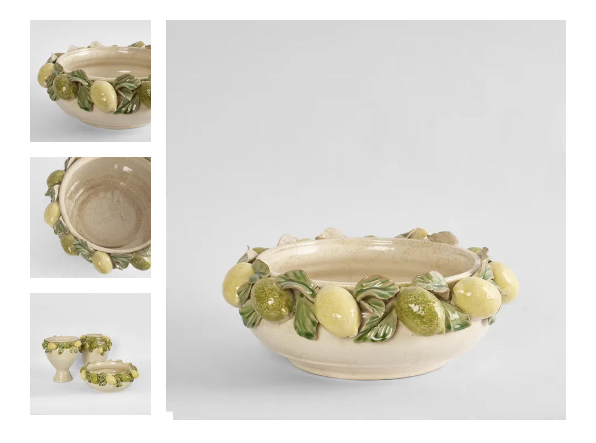FL Amalfi Lemon Bowl