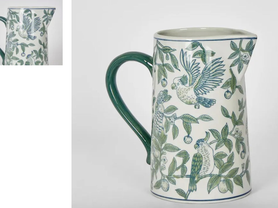 FL Meadow Parrot Ceramic