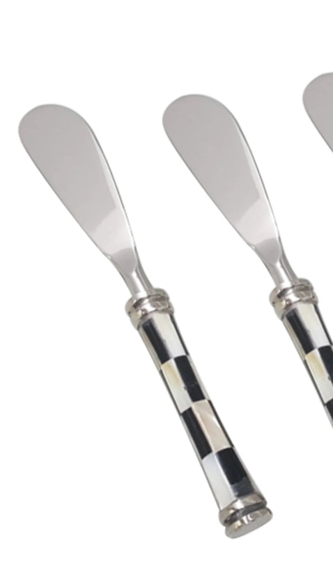 CC checker b w butter knife