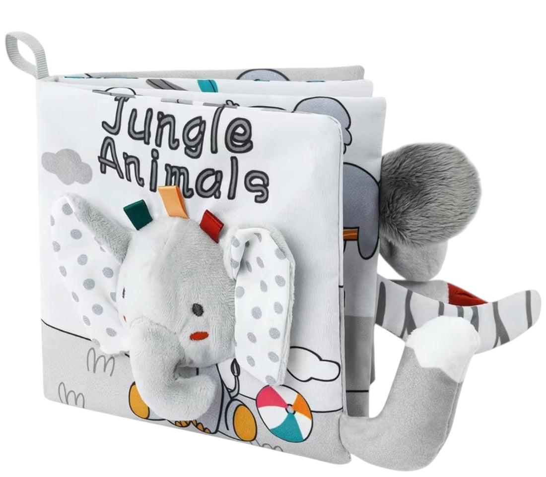 BT Crunchy, squeaky fabric animal book