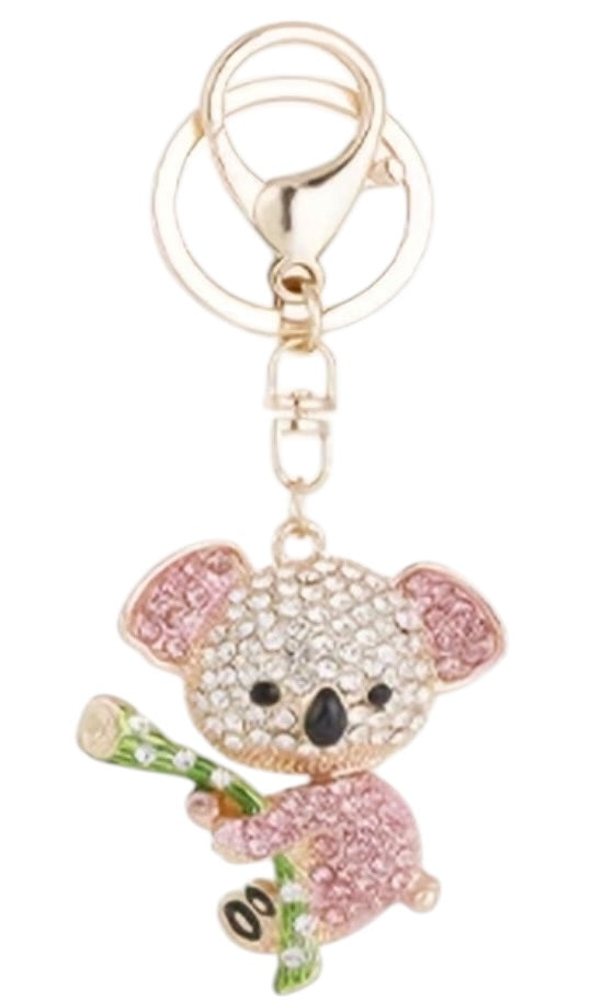 BT Rhinestone keyring/backpack dangle