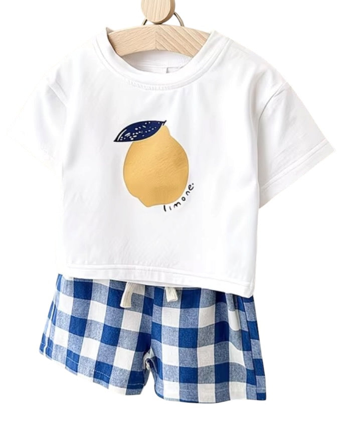 BET check short tshirt