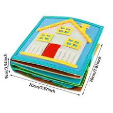 LI Felt busy book - for fine motor development