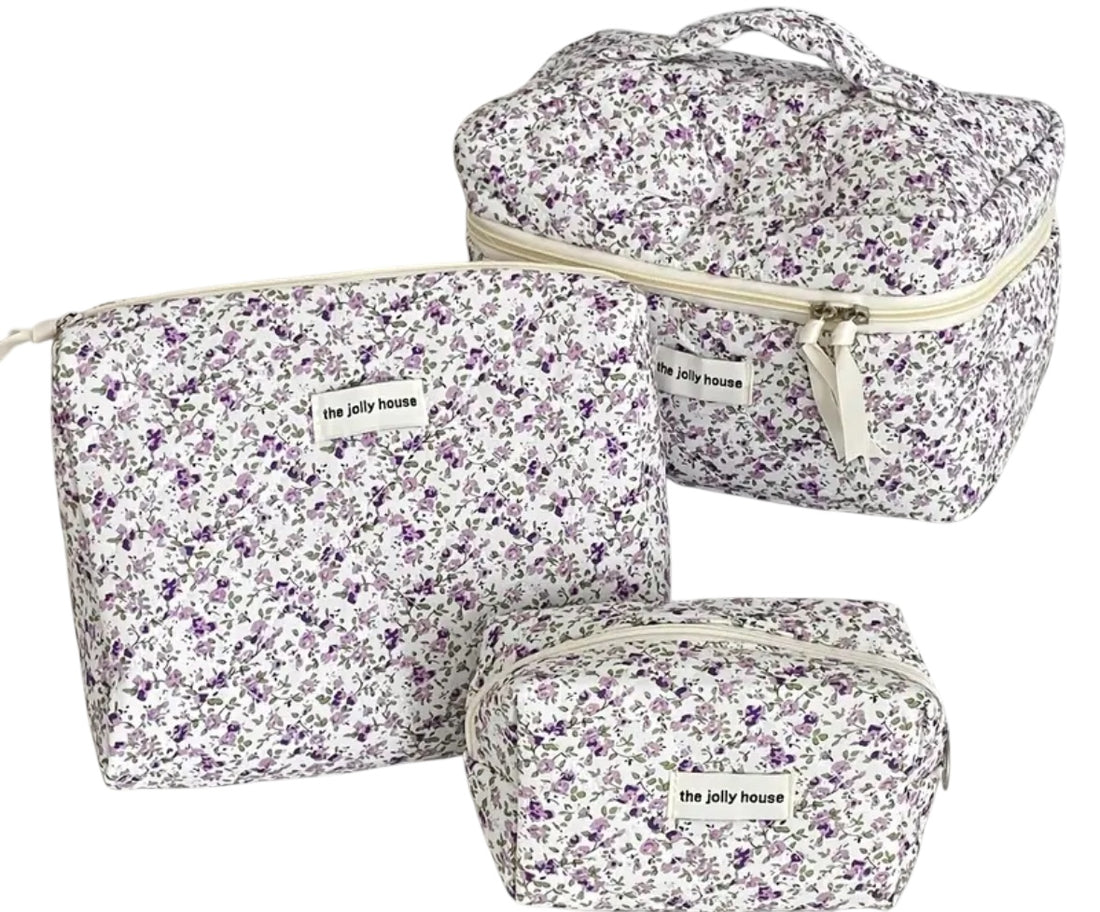 FET Set3 Fabric cosmetic/toiletry bags