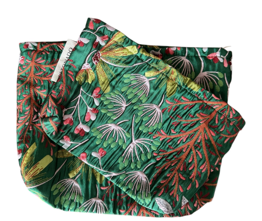 FET Embroidered make up bag