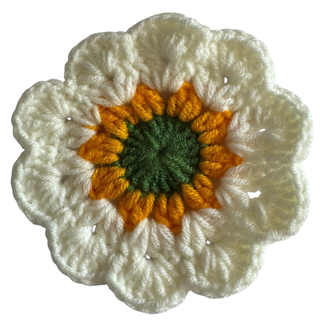 FET handknitted retro coaster