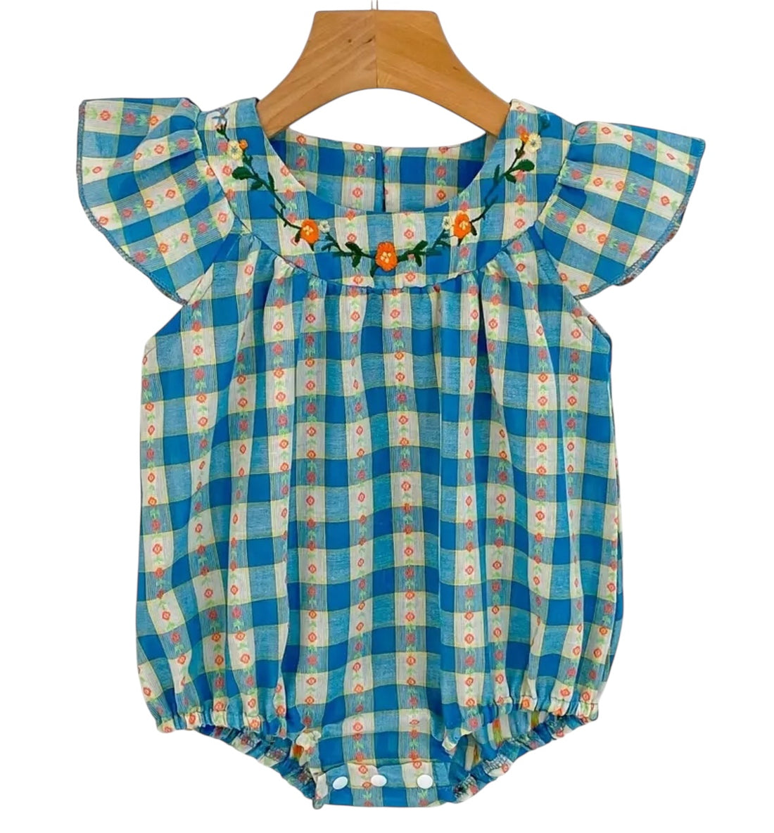 BT short sleeve cotton romper