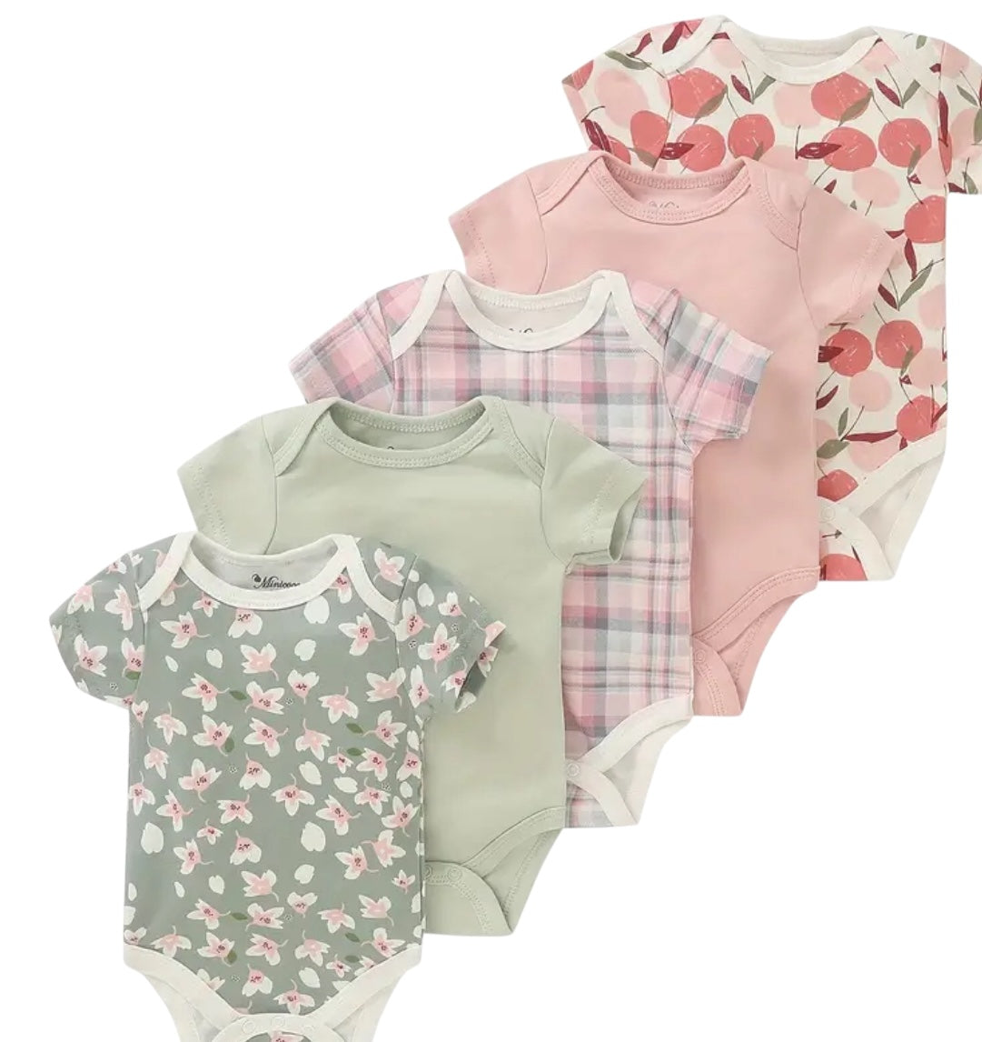 BT Set5 Cotton Cami babygro