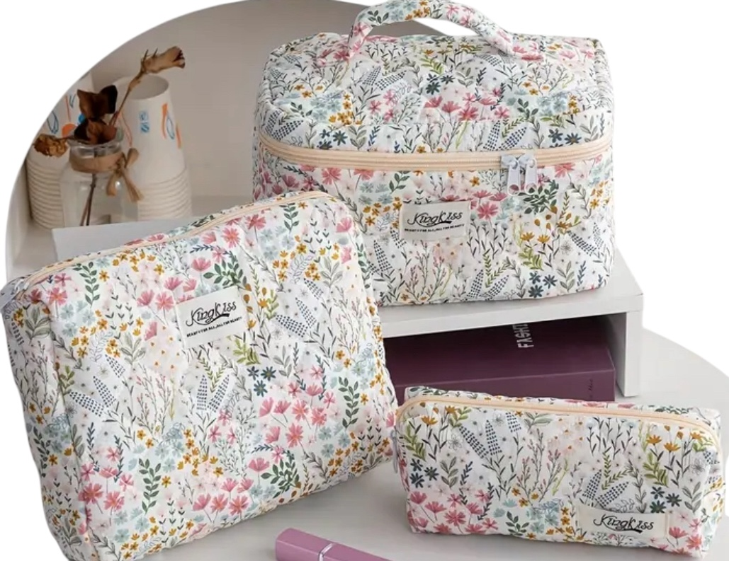 FET Set3 Fabric cosmetic/toiletry bags