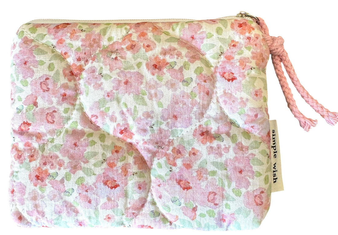FET Embroidered make up bag
