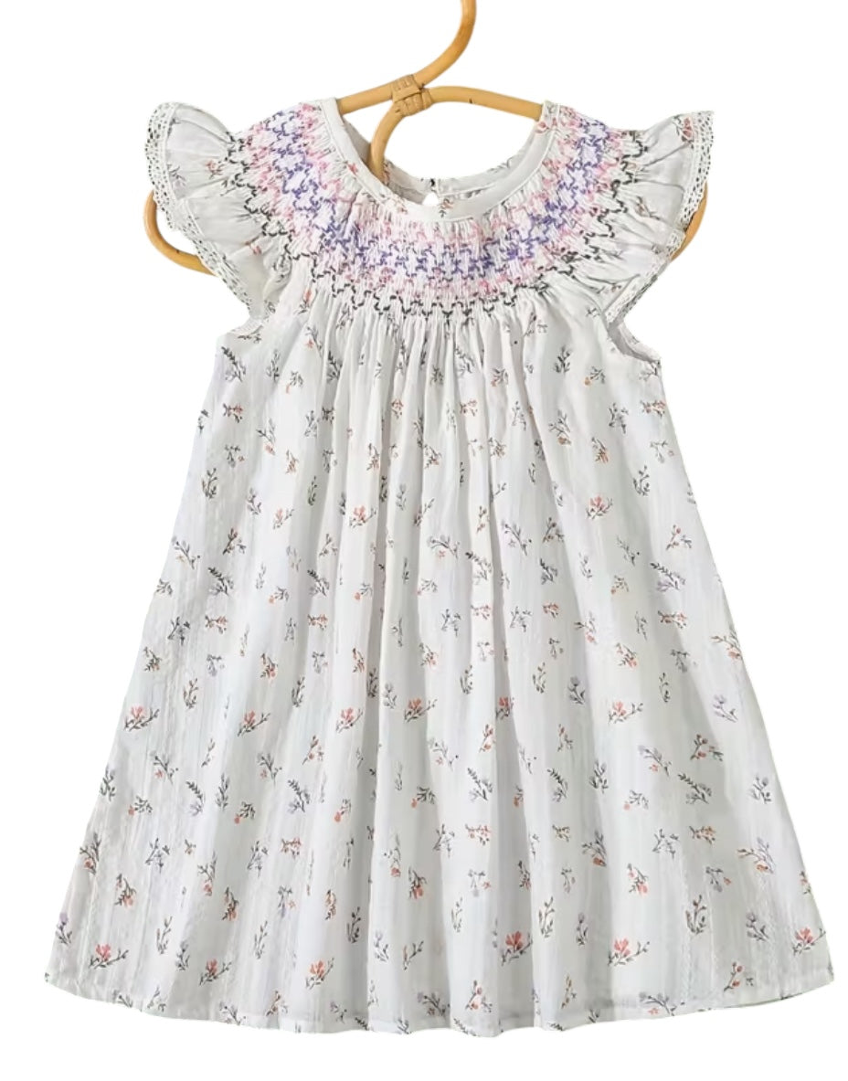 BT 100% cotton dress embroidered